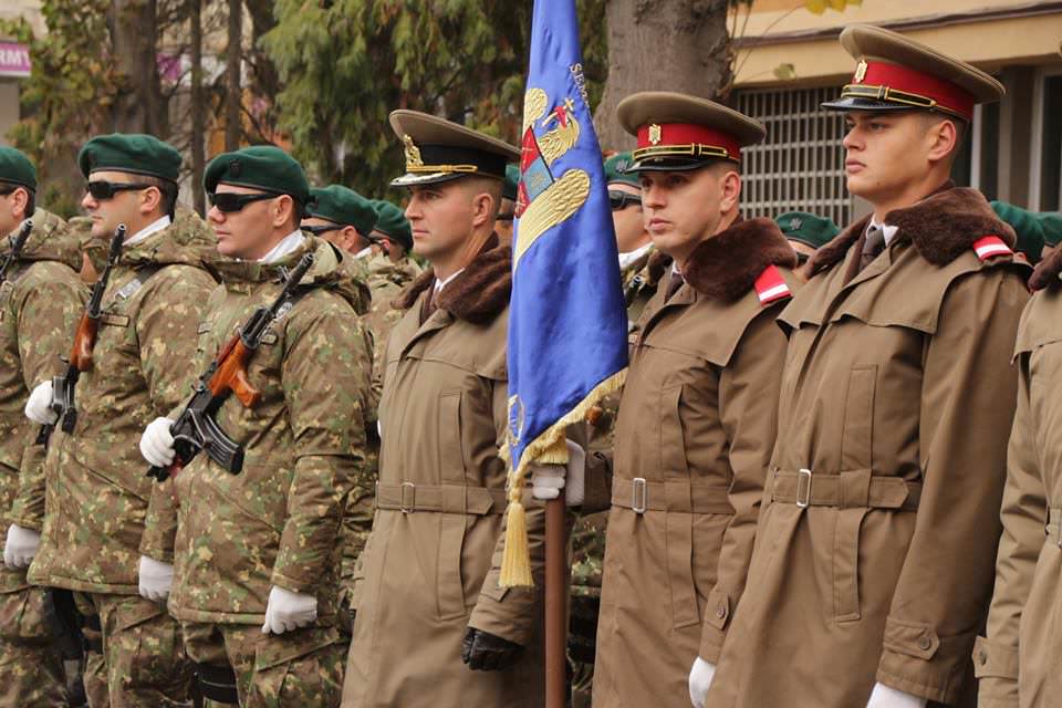 Ceremonii militare în cinstea lui Nicolae Bălcescu și Avram Iancu, la Sibiu