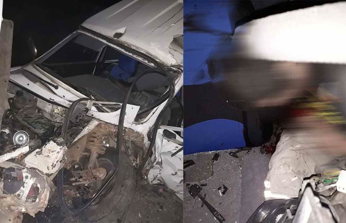 VIDEO FOTO - Accident mortal în Dealul Dăii la Bavaria. Mașină înfiptă într-o statuie