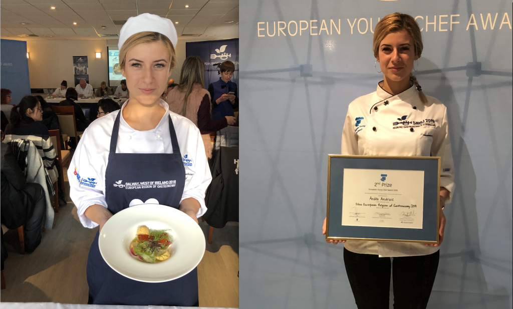 medalie de argint pentru andra adriciuc din sibiu în finala european young chef award