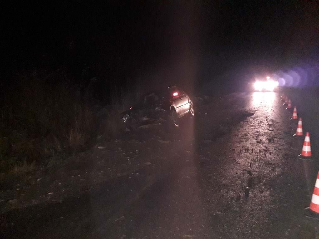 FOTO Autoaccident la Chirpăr - Șofer mort de beat