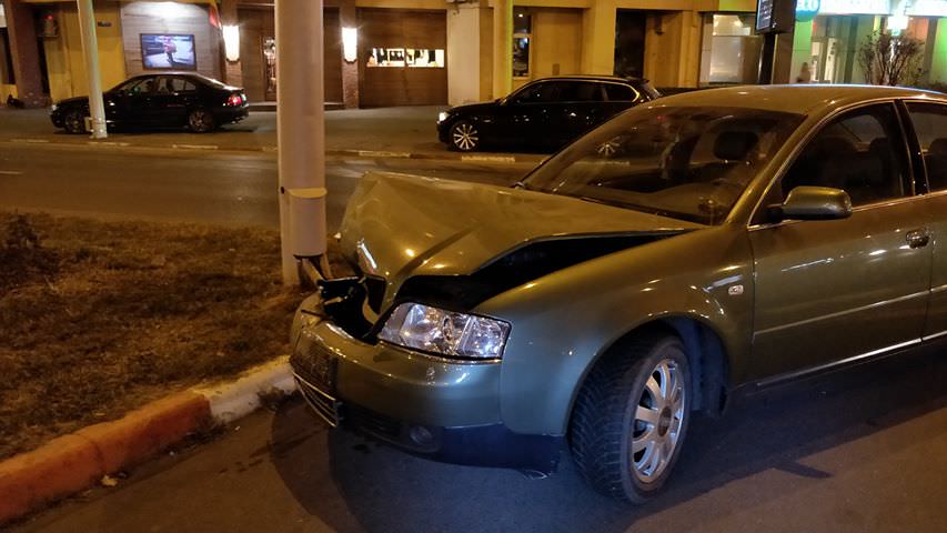 update foto accident in giratoriul de la podul gării