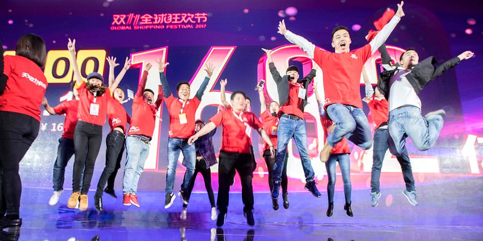 "tsunami" de cumpărături online pe alibaba de singles' day - 10 miliarde de dolari într-o oră