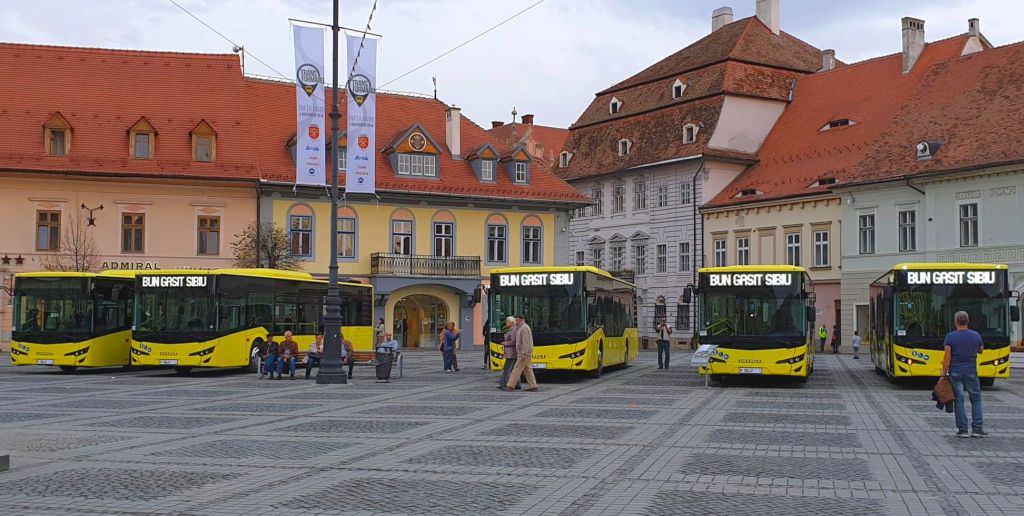 noile autobuze ale tursibului - multe din ele au avut probleme - unul a rămas ''blocat''