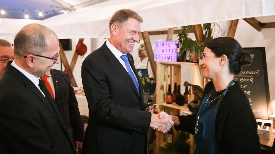 FOTO VIDEO Klaus Iohannis – Sibiu, Regiune Gastronomică e un program pe gustul meu