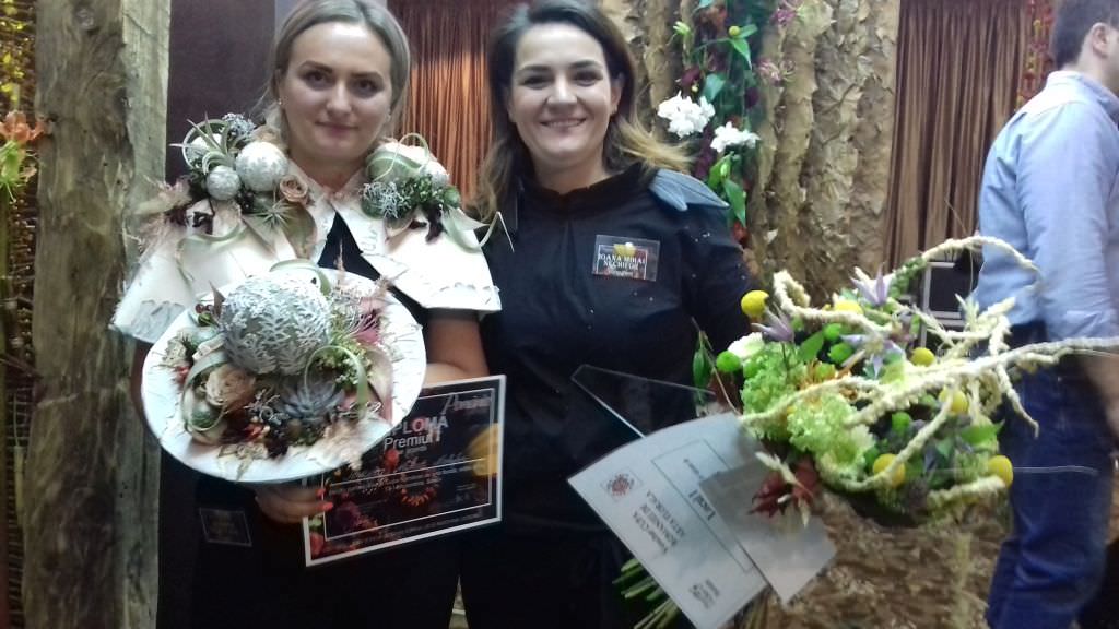 VIDEO FOTO Sibianca Ioana Mihai Nechifor, cel mai bun designer florist din România în 2018