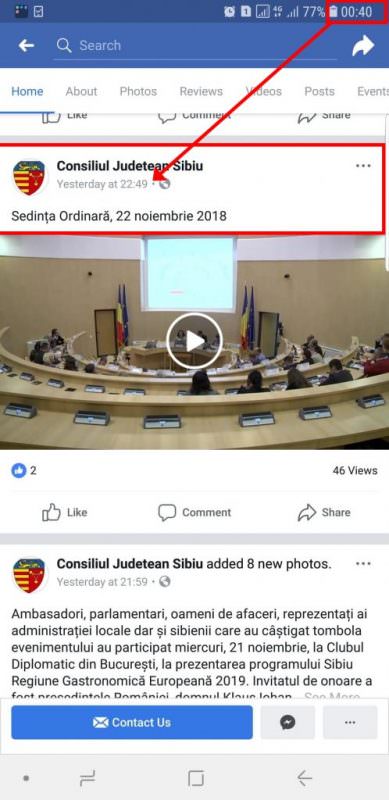 Criză de imagine la Consiliul Județean Sibiu - Contractul pentru transmisii în direct nu a mai fost onorat