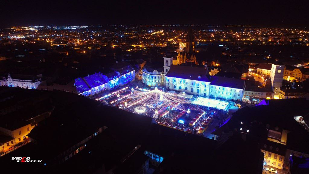 video foto magia sărbătorilor a cuprins sibiul - târgul de crăciun și-a deschis porțile - deschiderea