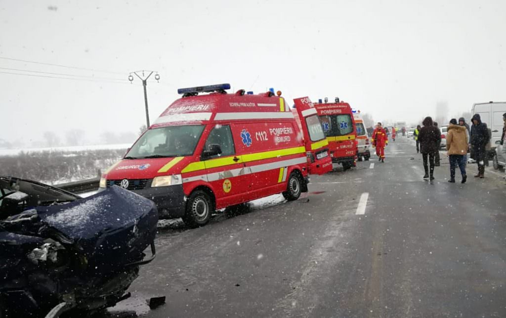 carambol pe autostrada a1, bucurești – pitești. trei mașini implicate