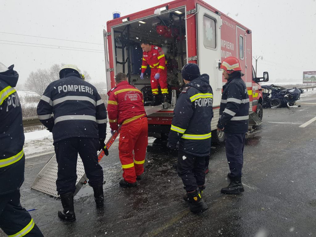 accident la șura mare - un șofer fără permis și cu alcoolemie de 1,16 a intrat pe contrasens