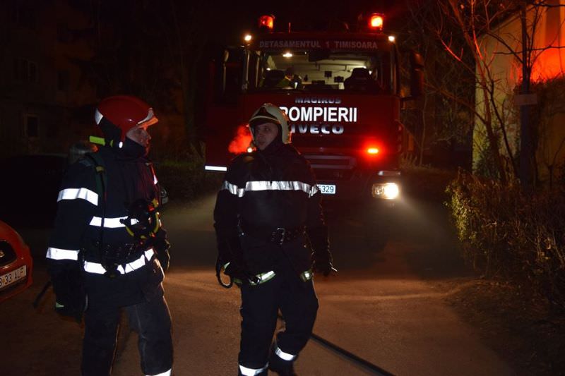 Incendiu la o afumătoare pe strada Gheorghe Asachi din Sibiu