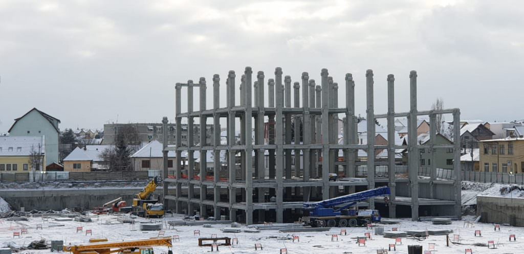 video foto stadiul lucrărilor la primul mall din sibiu. știm când va fi gata