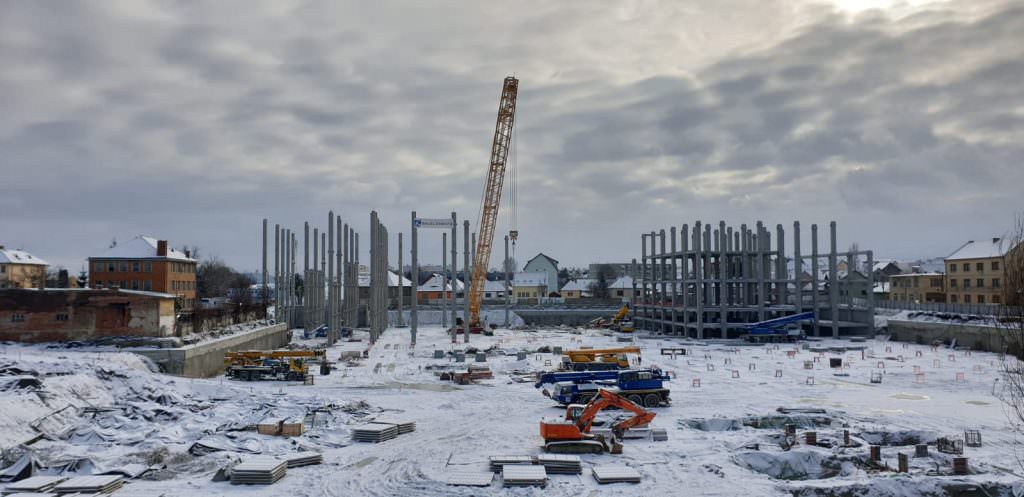 video foto stadiul lucrărilor la primul mall din sibiu. știm când va fi gata