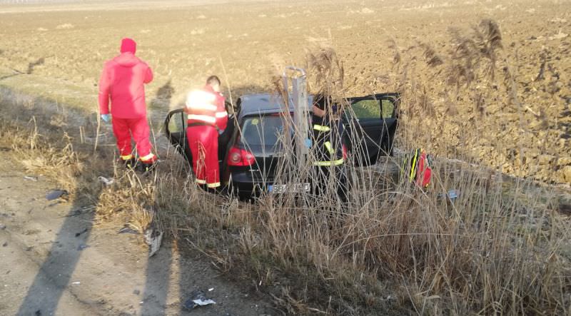 UPDATE FOTO Accident cu două victime pe DN1 la Avrig