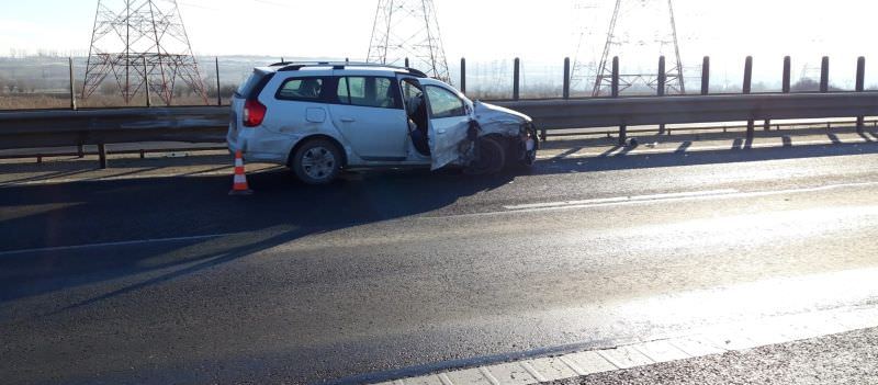 foto accident pe autostrada sibiu orăștie - femeie rănită din cauza unui șofer neatent