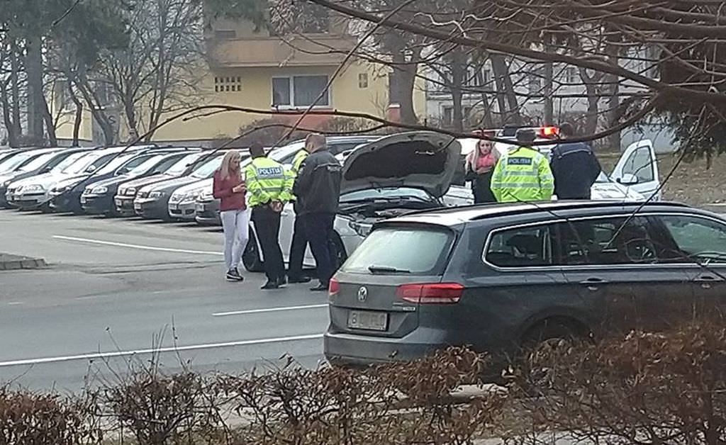 foto - urmărire ca în filme la sibiu. o sibiancă fără permis a fugit de poliție