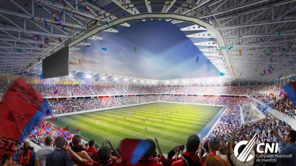 VIDEO FOTO – Detalii despre stadioanele pentru Euro 2020. Cum vor arăta Ghencea, Rapid și Arcul de Triumf