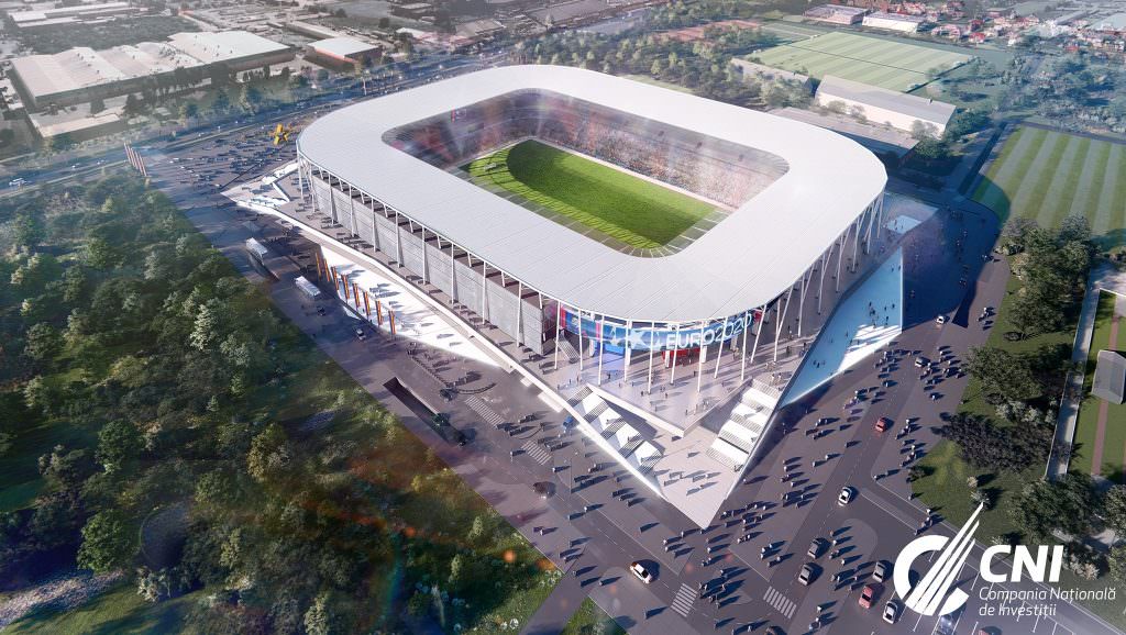 VIDEO FOTO – Detalii despre stadioanele pentru Euro 2020. Cum vor arăta Ghencea, Rapid și Arcul de Triumf