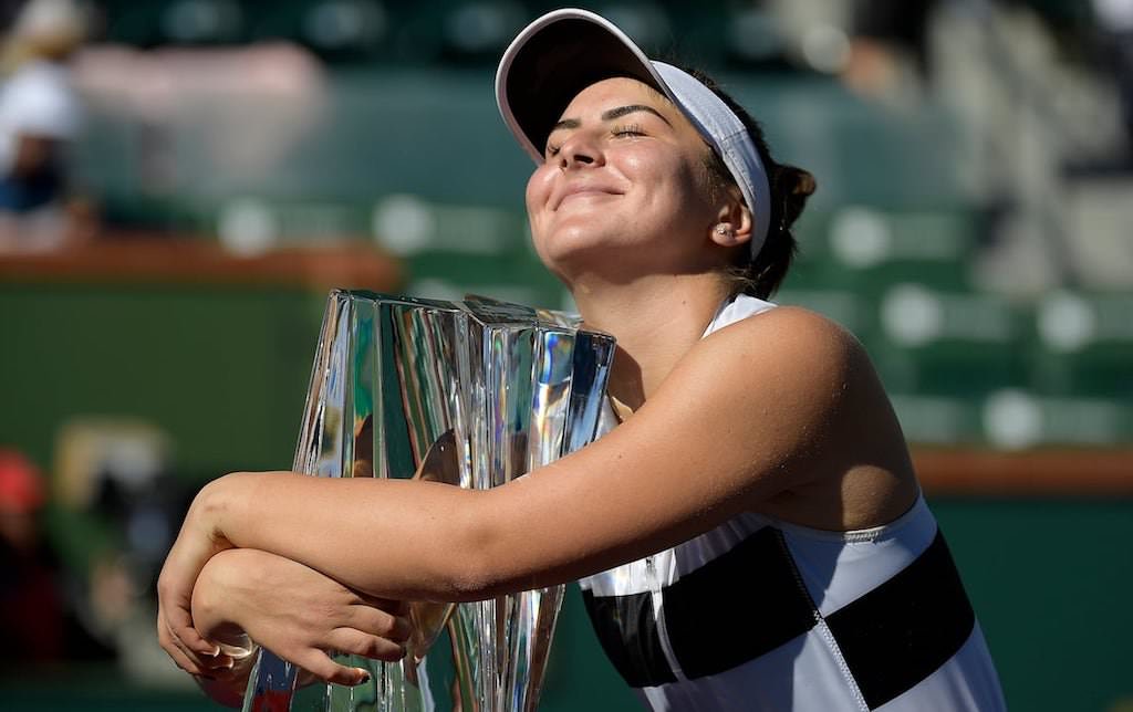 video - bianca andreescu, mesaj în română după ce a adjudecat trofeul la indian wells