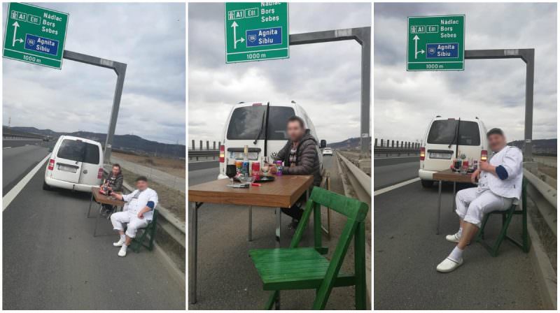 foto - protest #sîeu pe autostrada sibiu - deva. imaginile au devenit virale