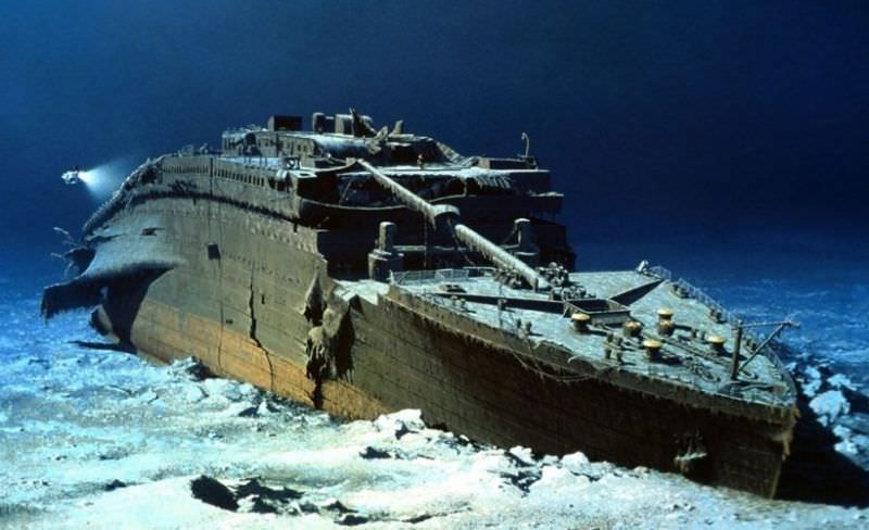 obiectele recuperate de pe epava titanicului