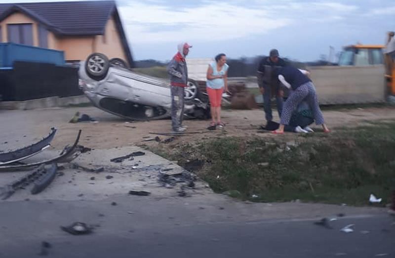 foto accident în cartierul arhitecților. o femeie rănită