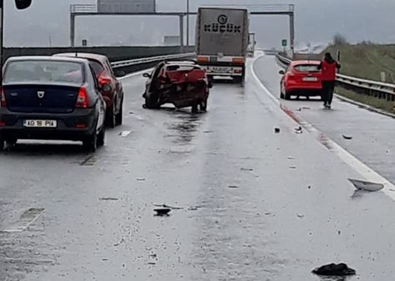 update foto accident pe autostrada sibiu sebeș. o femeie însărcinată rănită