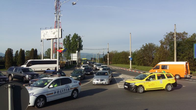 VIDEO FOTO Cum se circulă în Sibiu în dimineața SUMMIT-ului