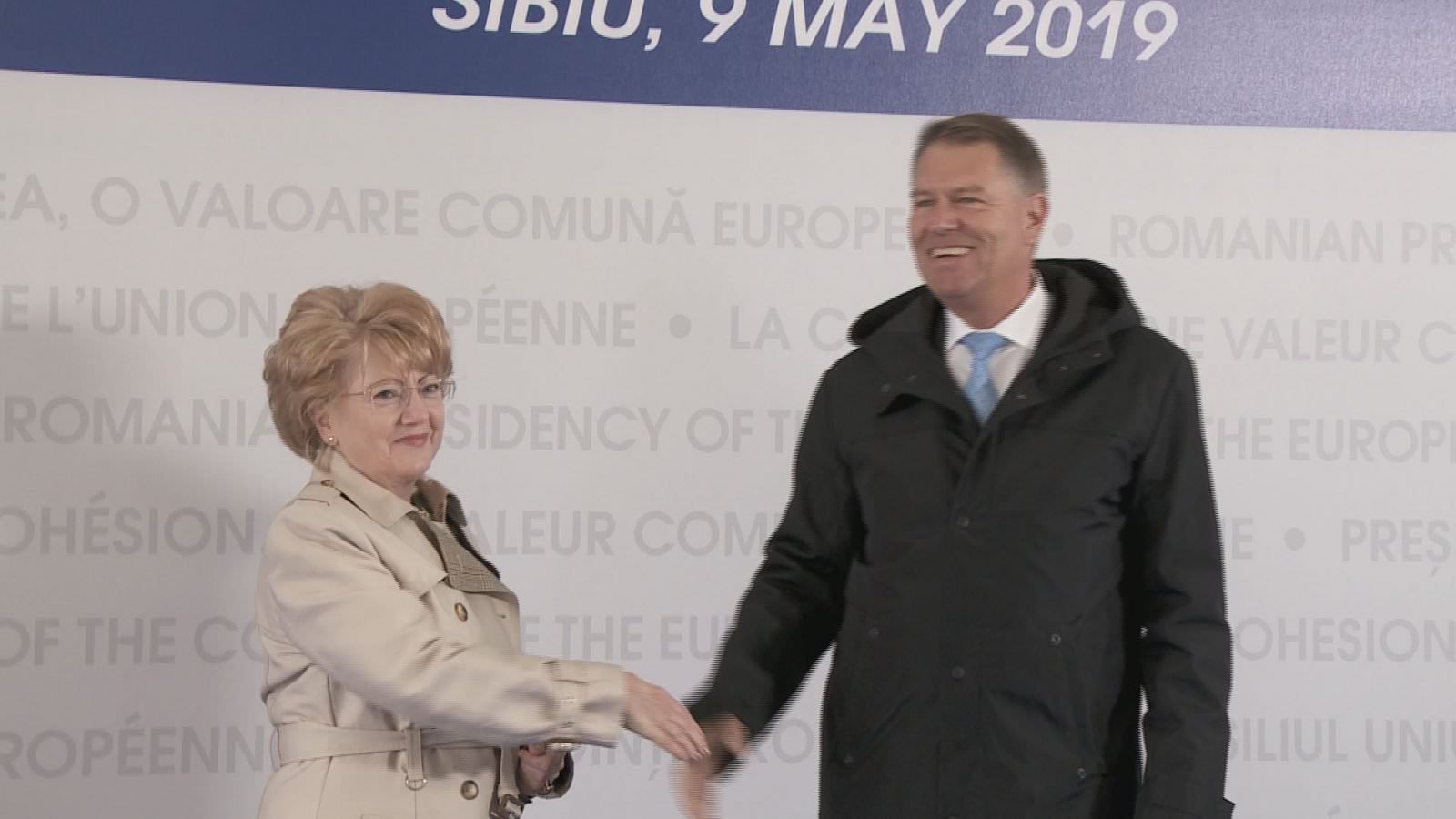 FOTO Iohannis: Summitul UE cel mai important eveniment din istoria Sibiului