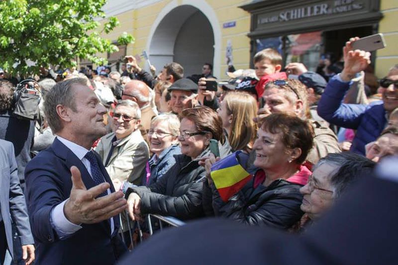 video donald tusk, declarație în română: „m-am îndrăgostit de sibiu”