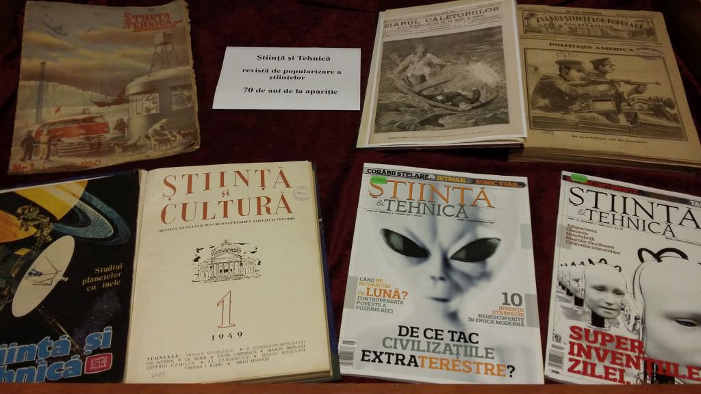 Expoziție la Biblioteca Astra cu numerele revistei „Știință și Tehnică” – Prima apariție acum 70 de ani