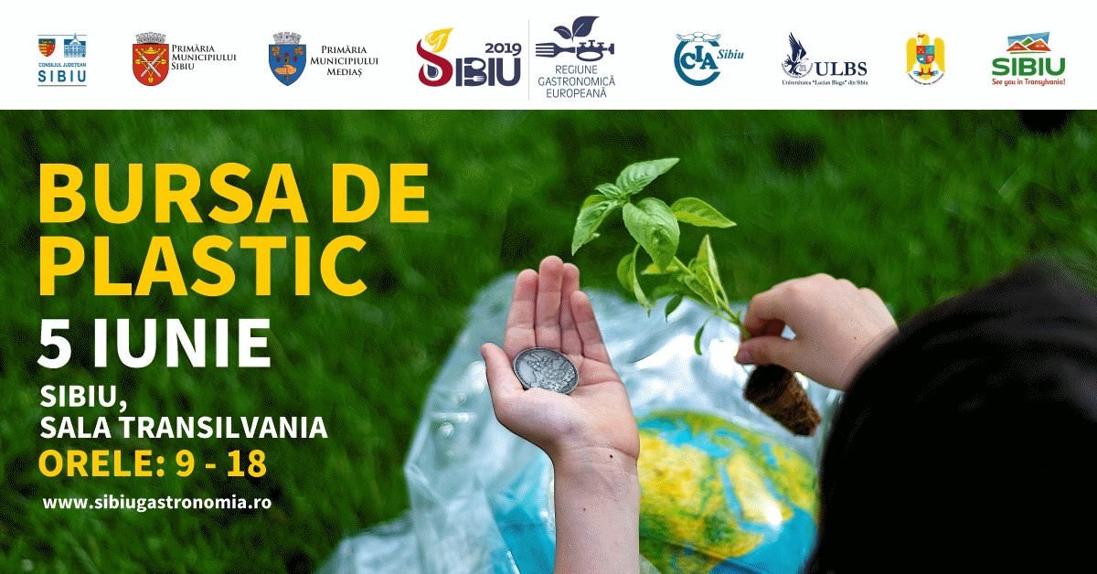 La Sibiu ne exprimăm plastic de Ziua Mediului: pa-pa plastic!