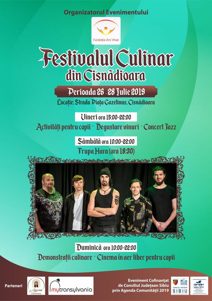 Festival culinar în centrul Cisnădioarei în acest weekend