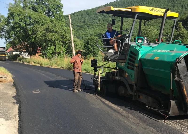 Lucrări importante pe mai multe drumuri județene de la Sibiu