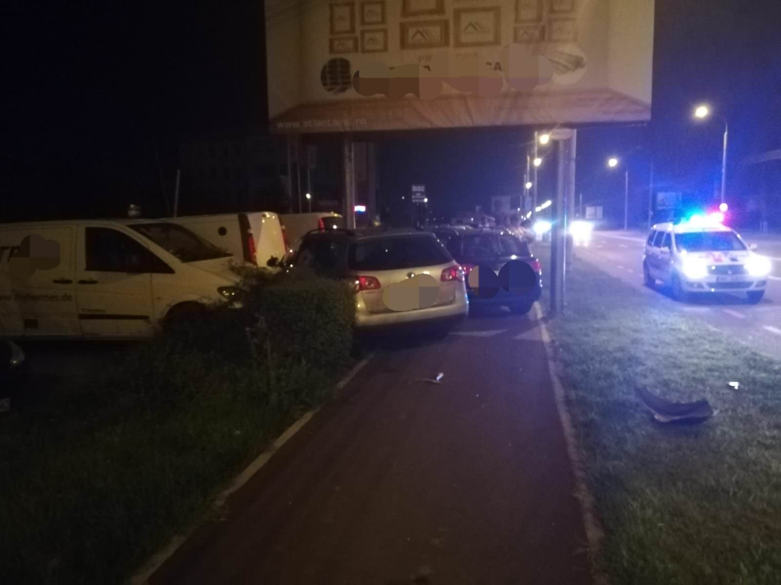 foto accident pe șoseaua alba iulia - o persoană este rănită