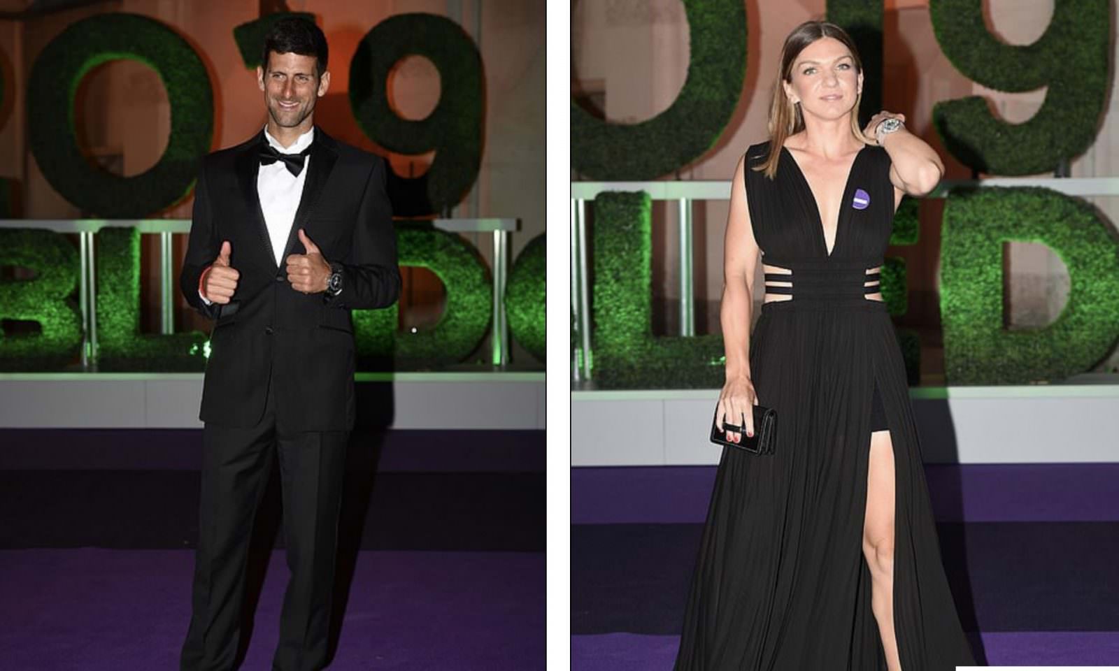 foto - video djokovic și halep la dineul campionilor de la wimbledon. novak: ’’simona are spirit de luptă!’’