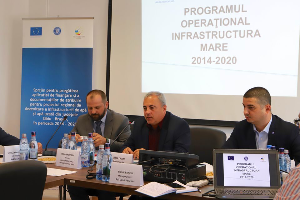 investițiile cu fonduri europene ale operatorilor de apă discutate la sibiu