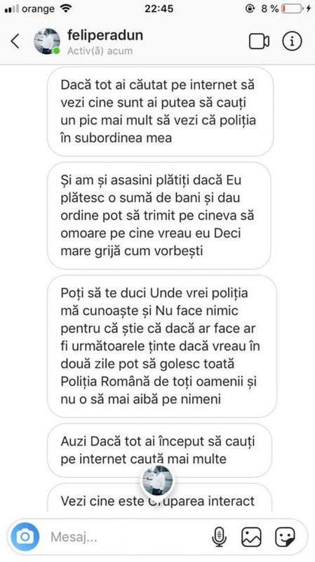 încă o tânără amenințată de individul care a hărțuit o sibiancă - „am asasini plătiți. din toamnă mă mut la sibiu”