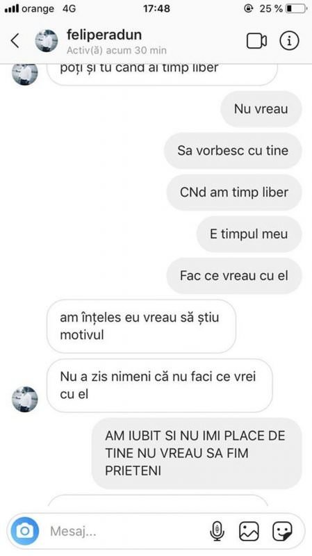 încă o tânără amenințată de individul care a hărțuit o sibiancă - „am asasini plătiți. din toamnă mă mut la sibiu”