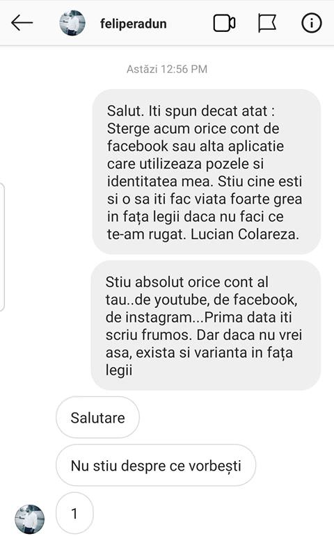 FOTO Individul care a hărțuit două sibience pe Facebook, acuzat de furt de identitate de un artist