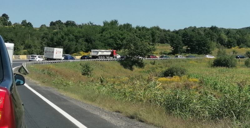 update foto trafic blocat pe dn1 la fântânița haiducului