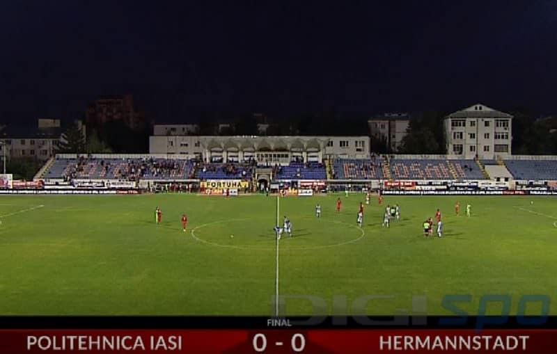 fc hermannstadt scoate un punct la iași