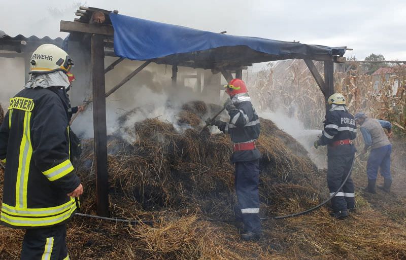 incendiul de la marpod, provocat de copii