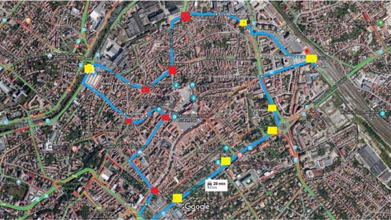 primul pas pentru linia verde de transport în comun în centrul sibiului - știm traseul și unde vor fi stații