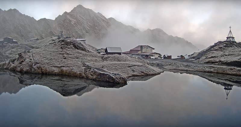 VIDEO - Prima zăpadă din această toamnă la Bâlea Lac