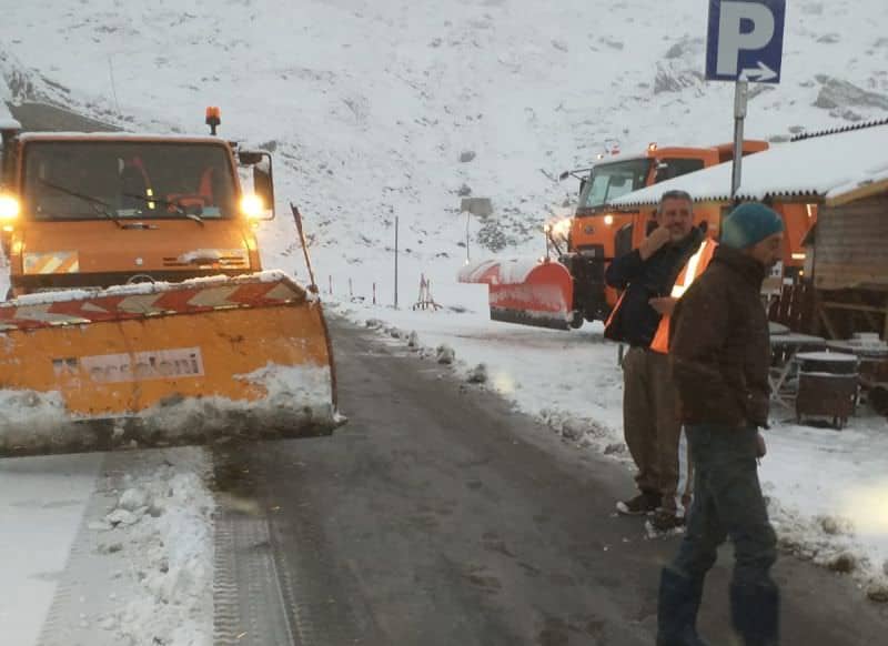 video foto - iarna își intră în drepturi. ninge la păltiniș și bâlea lac