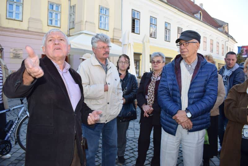 video foto - tăriceanu, la sibiu: "diaconu intră în turul doi"; diaconu, despre tăriceanu: "nu ştie domne"