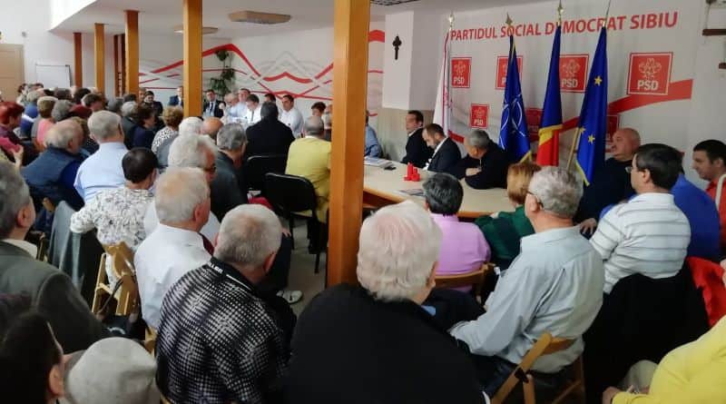 Vârstnicii sibieni sărbătoriți la PSD Sibiu