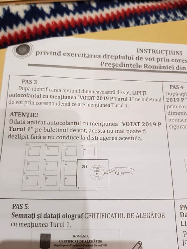 video un român din diaspora a arătat cum se poate frauda votul prin corespondență