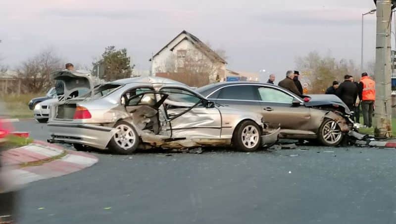 accident pe dealul dăii. trei persoane sunt rănite