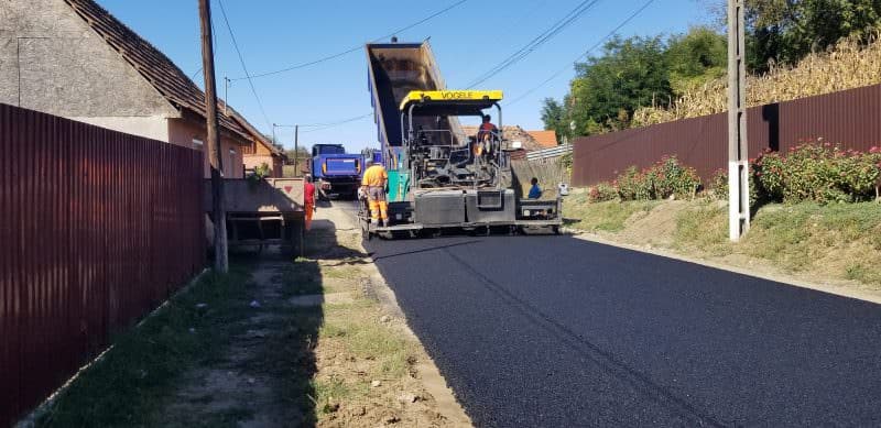 video foto cj sibiu repară drumul dintre mediaș și bârghiș cu bani europeni - e gata în 2021